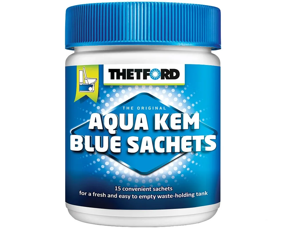 Sanitærmiddel: Thetford Aqua Kem Blue Sachets 15 stk